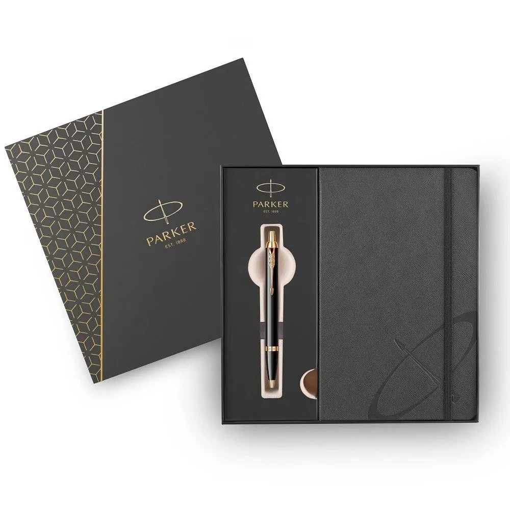 PARKER Royal Im Black GT – Hemijska + Notes Set