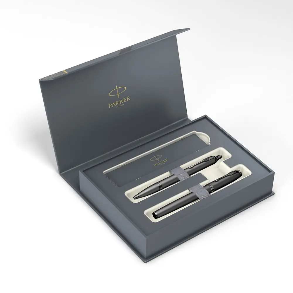 PARKER Set IM Titanium – Hemijska olovka + Roler