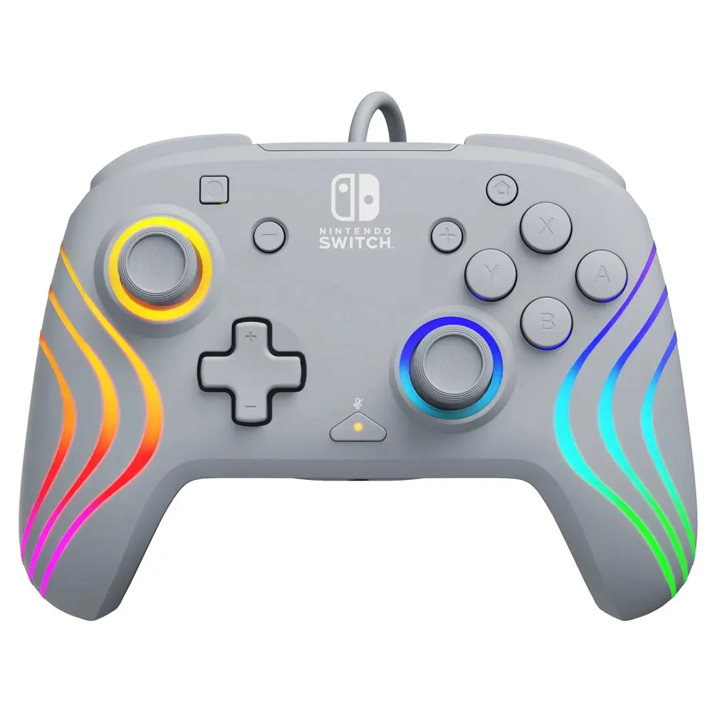 PDP Afterglow Wave Grey Gamepad