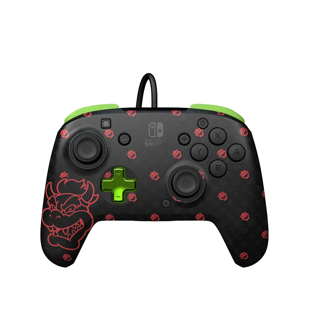 PDP Rematch Wired Glow Bowser Gamepad