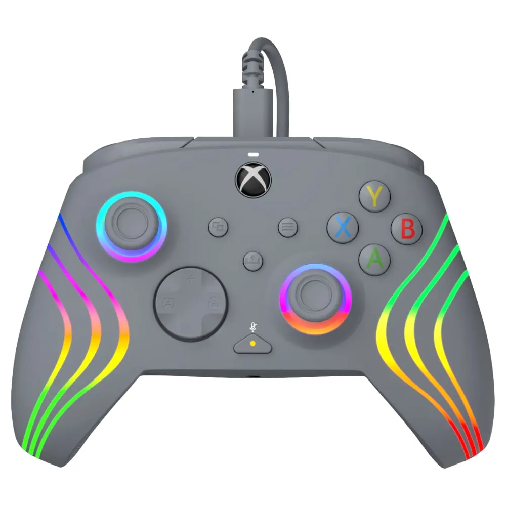 PDP Xbox Series X|S & PC Gray Afterglow Wave Gamepad