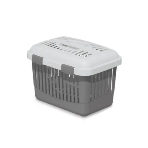 PETMAX Easy Top Sivi Transporter
