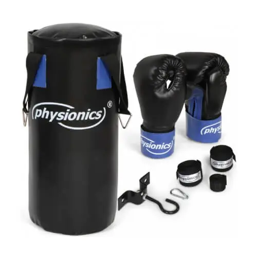 PHYSIONICS Vreća za boks i rukavice za decu sa bandažerima 9 kg