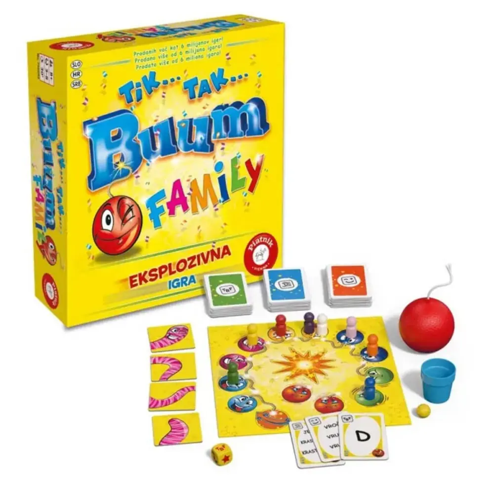 PIATNIK PJ756092 Tik Tak Bum Family Društvena igra