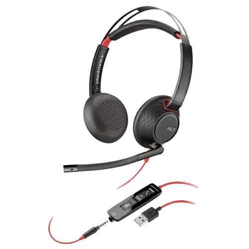 PLANTRONICS Žične slušalice Blackwire C5220 (Crna) 207576 01