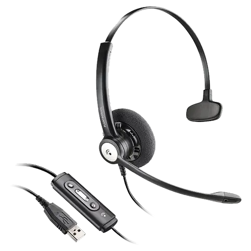 PLANTRONICS mono slušalice ENTERA USB HW111N (Crne)