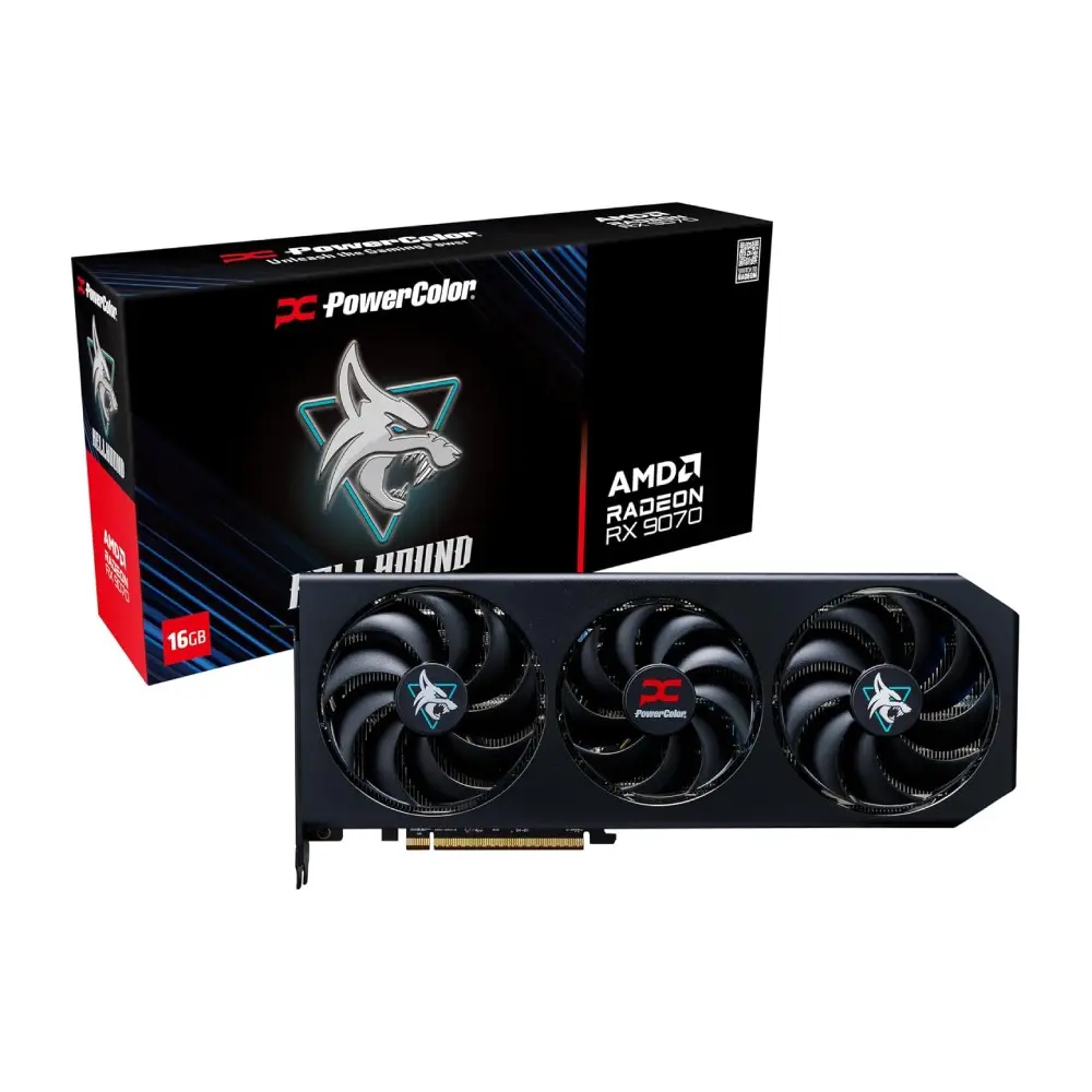 POWERCOLOR Hellhound AMD Radeon RX 9070 16GB