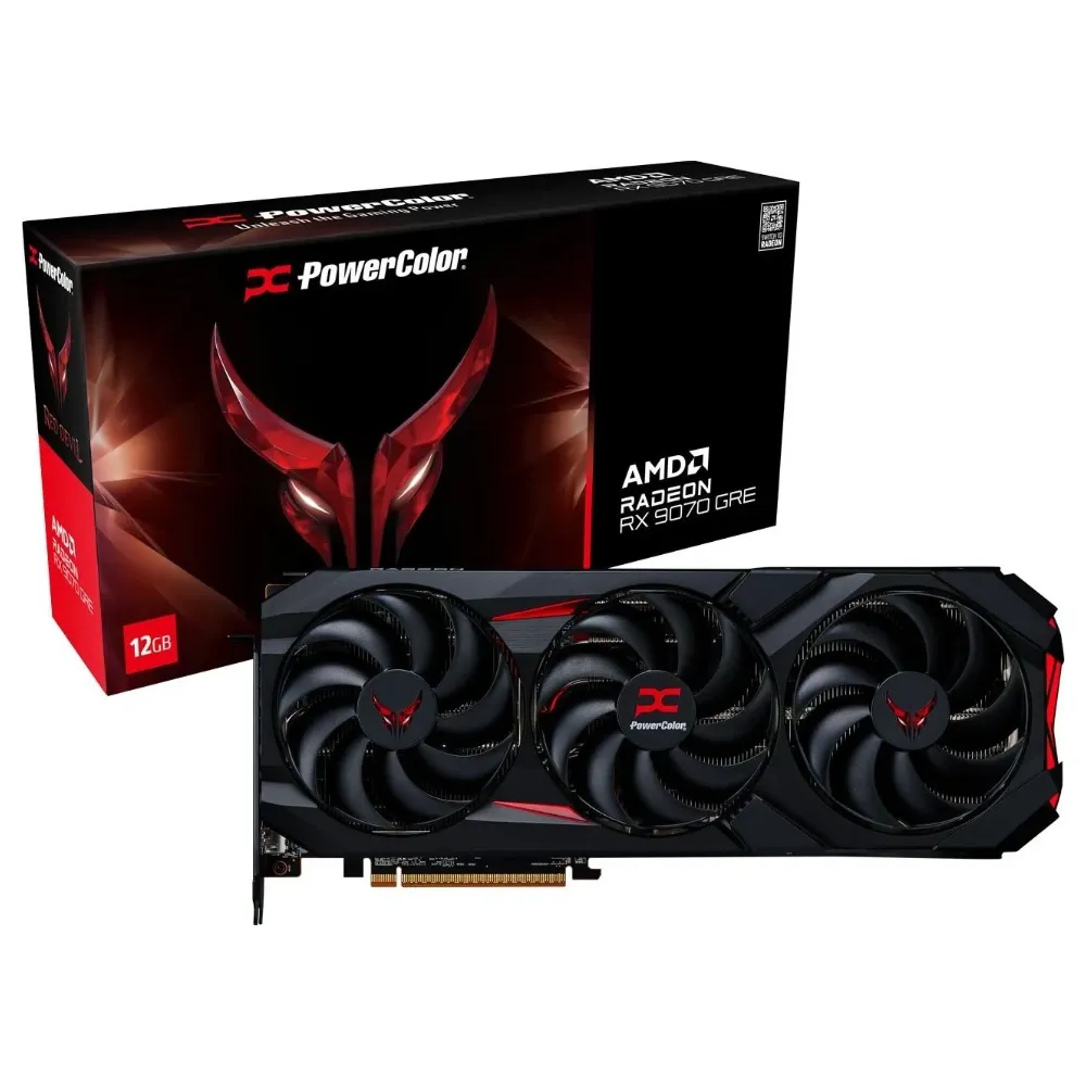 POWERCOLOR Red Devil AMD Radeon RX 9070 GRE 12GB GDDR6