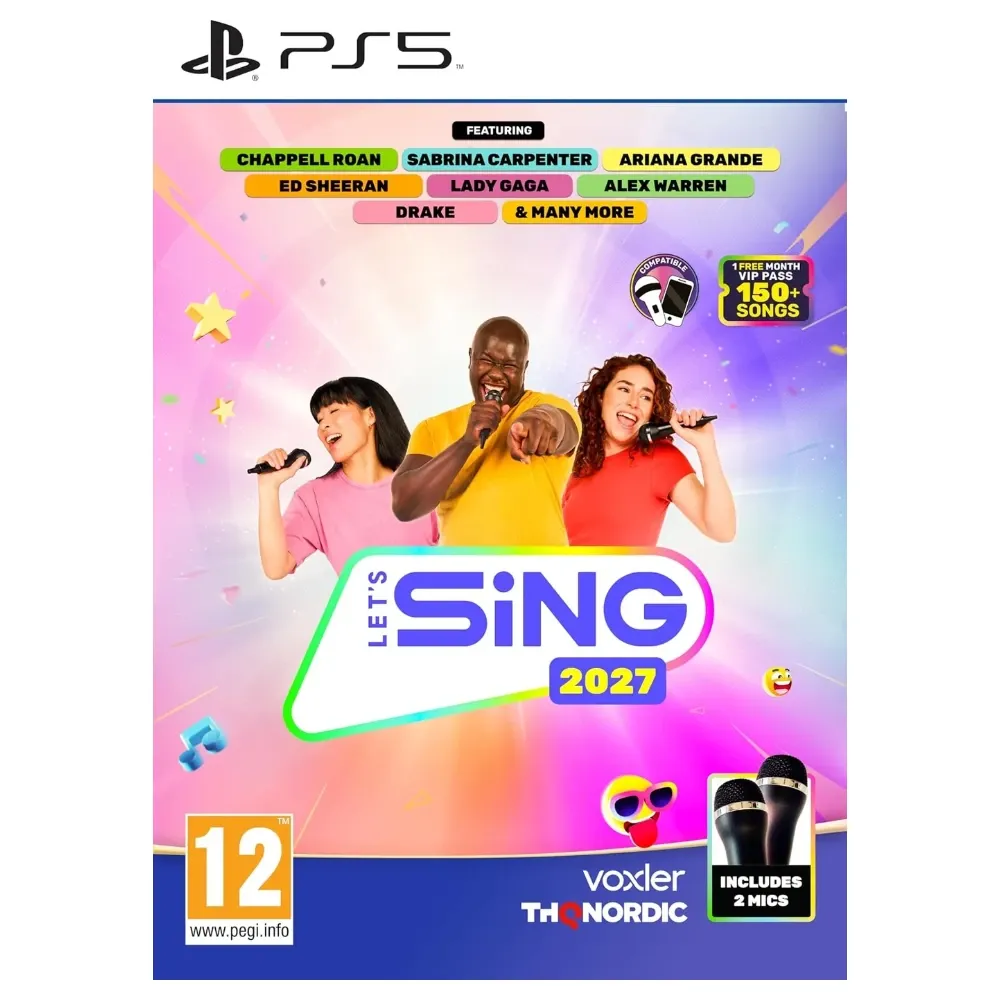 PS5 2 Let's Sing 2027 - 2 Mic Bundle