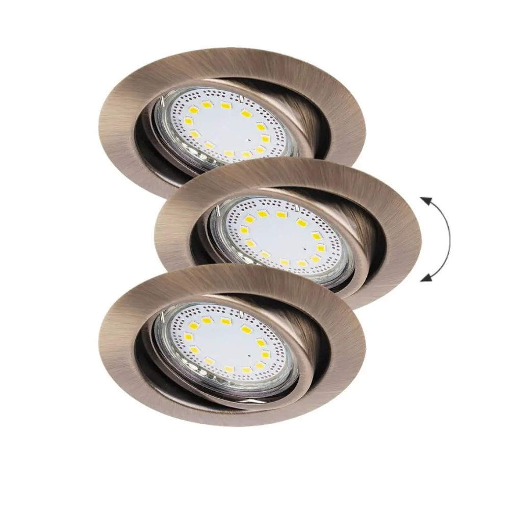 RABALUX 1051 Lite LED GU10 3x3W Ugradni spot