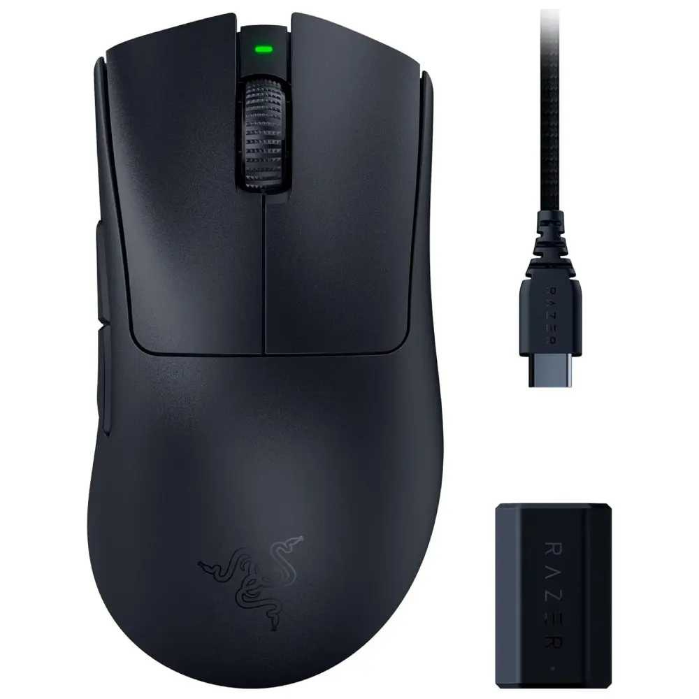 RAZER DeathAdder V3 Pro Gejmerski miš + Hyperpolling Wireless Dongle