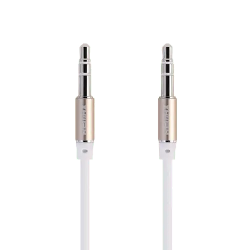 REMAX AUX audio kabl, kabl 3.5mm 3-pina L100 1m (Beli),