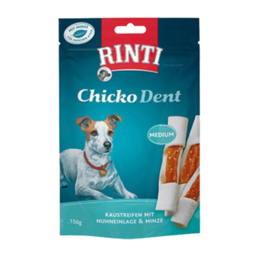RINTI FI91652 Chicko Dent M Štapići sa piletinom i mentom 150 g Dentalna poslastica za pse