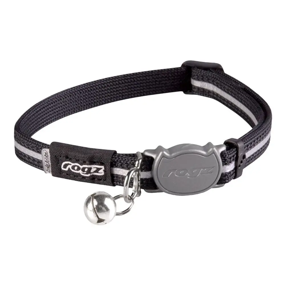 ROGZ Cat Collar Alleycat Ogrlica za mačke Black