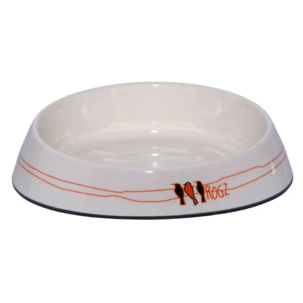 ROGZ Fishcake Bowlz Ivory Birds on Wire Činija za mačke