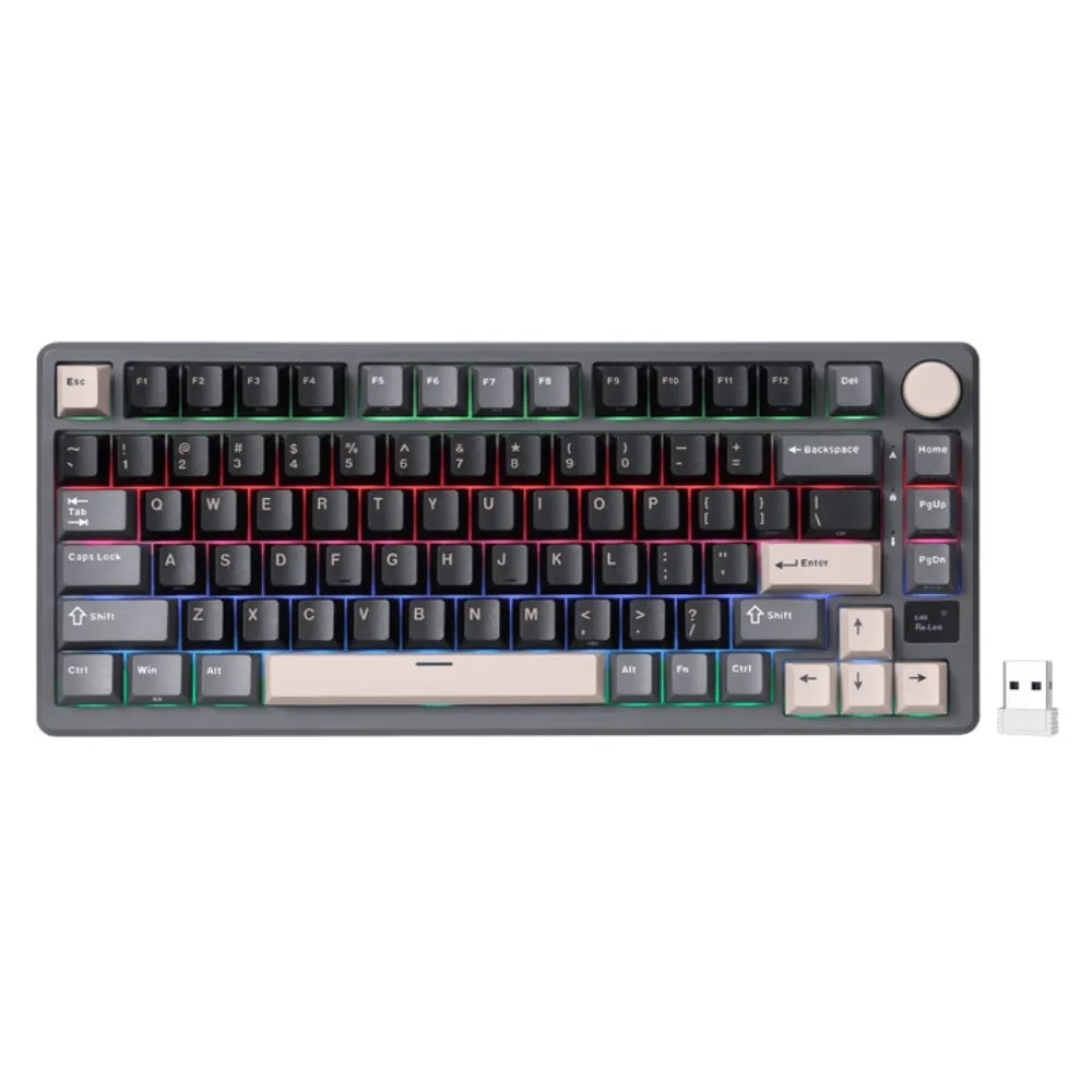 ROYAL KLUDGE M75 Silver Switch Phantom US