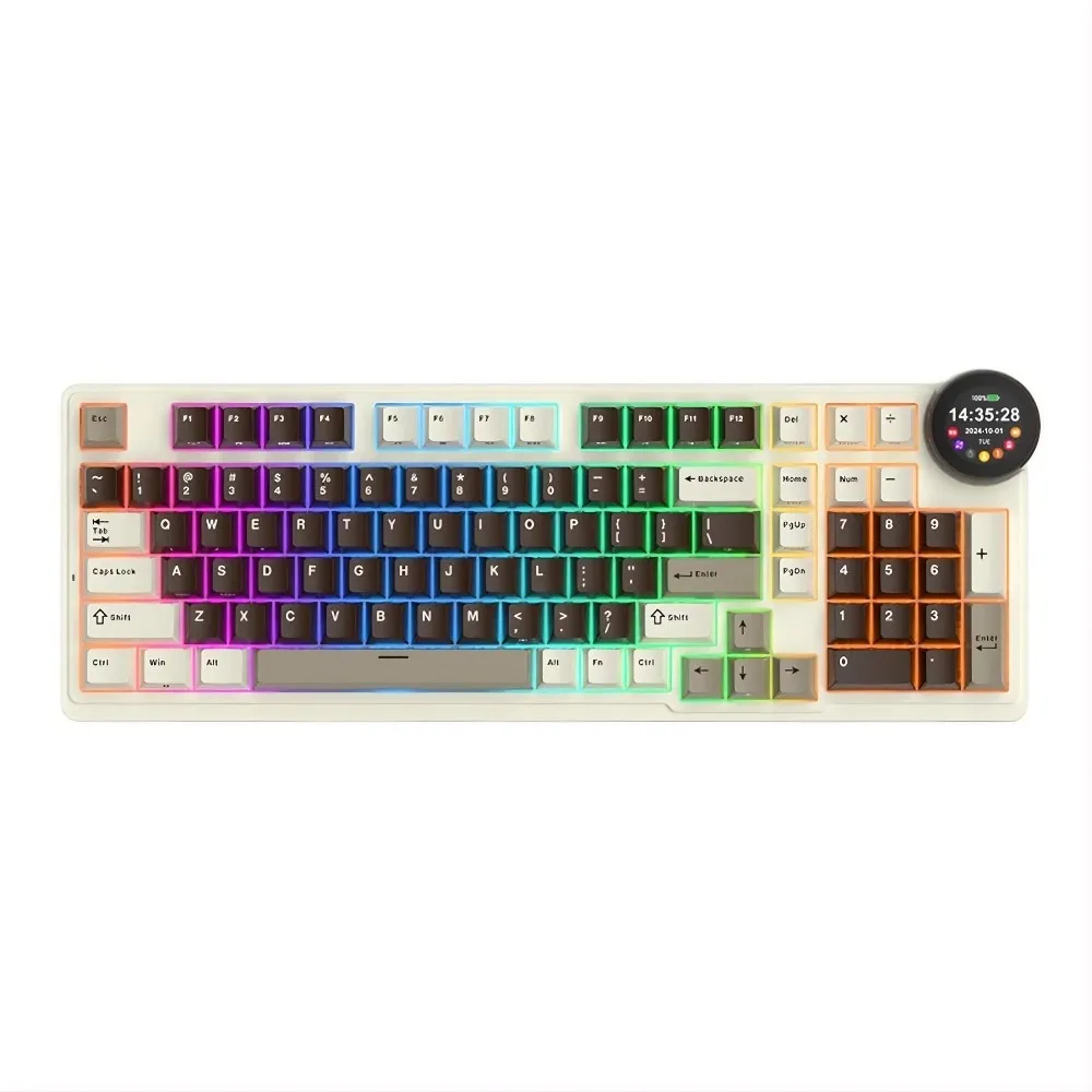 ROYAL KLUDGE N99 Cream Switch Mocha Grey US