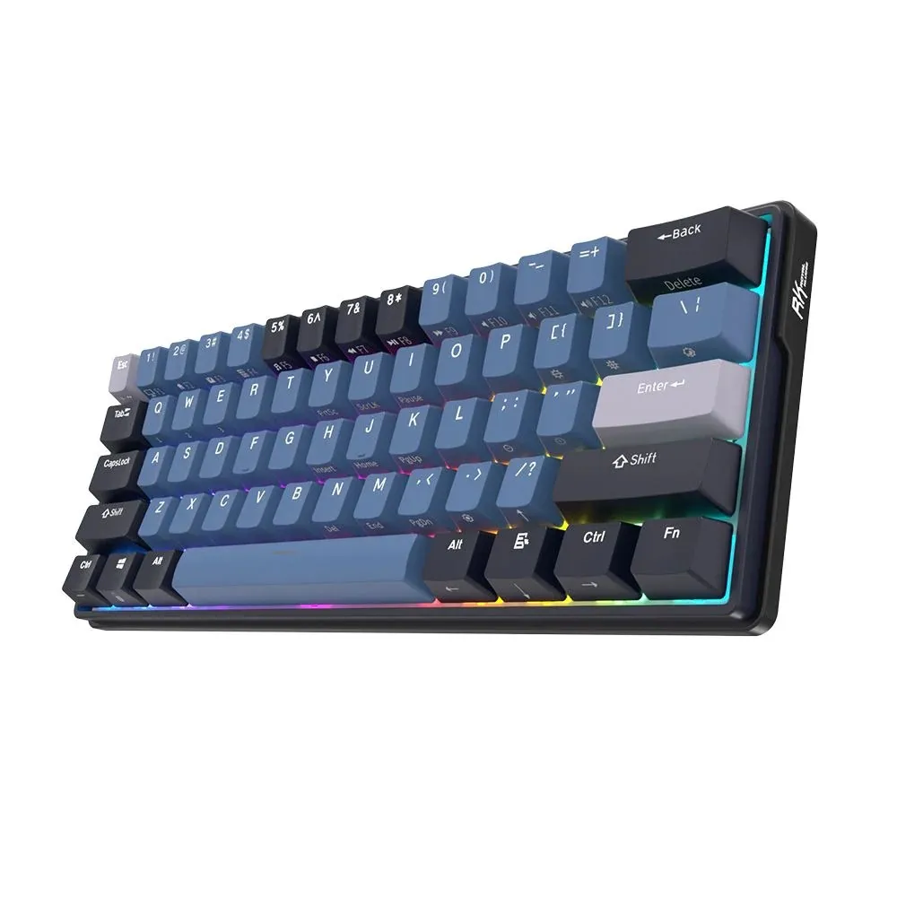 ROYAL KLUDGE RK61 Plus Brown Switch Indigo US