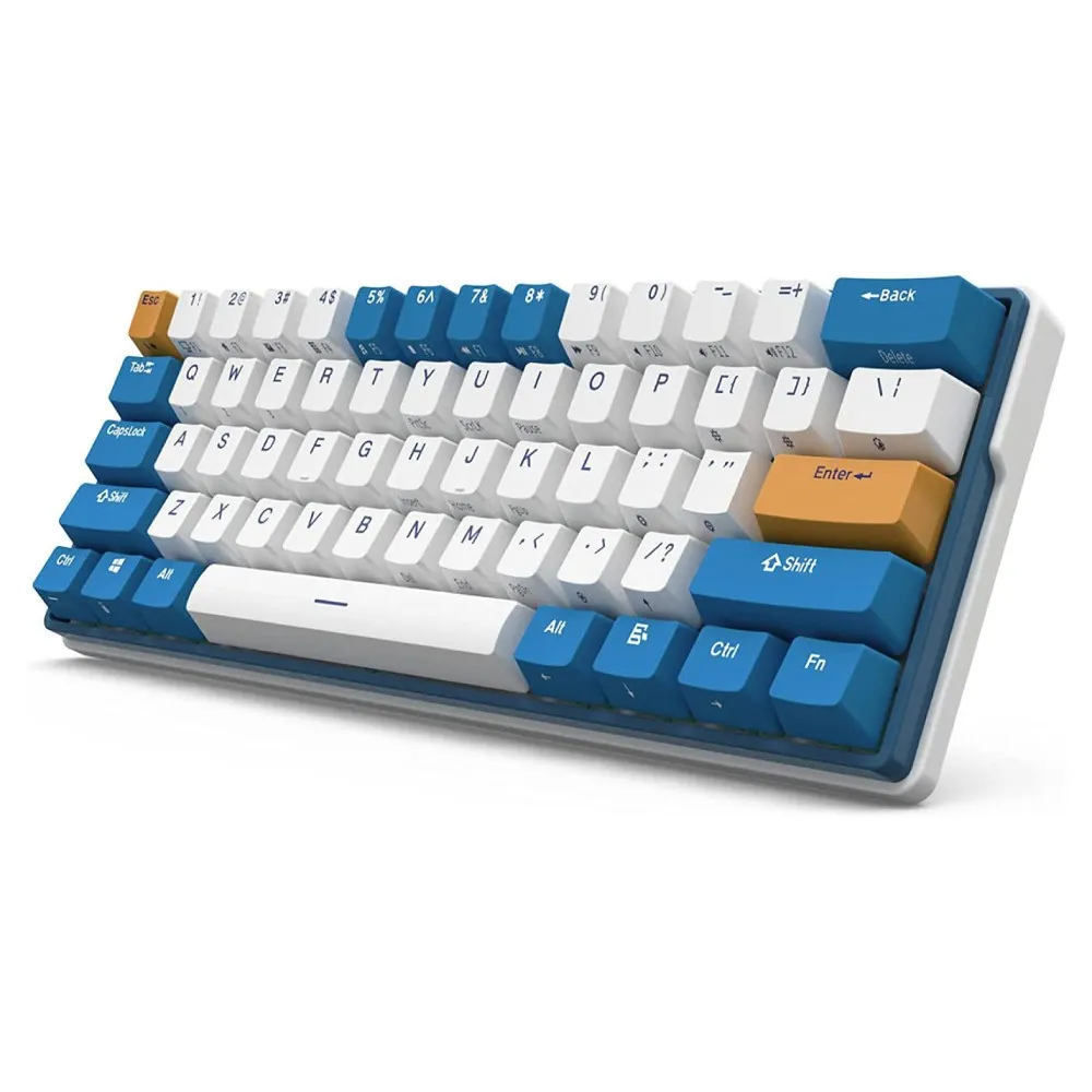 ROYAL KLUDGE RK61 Plus Sky Cyan Switch Blue US