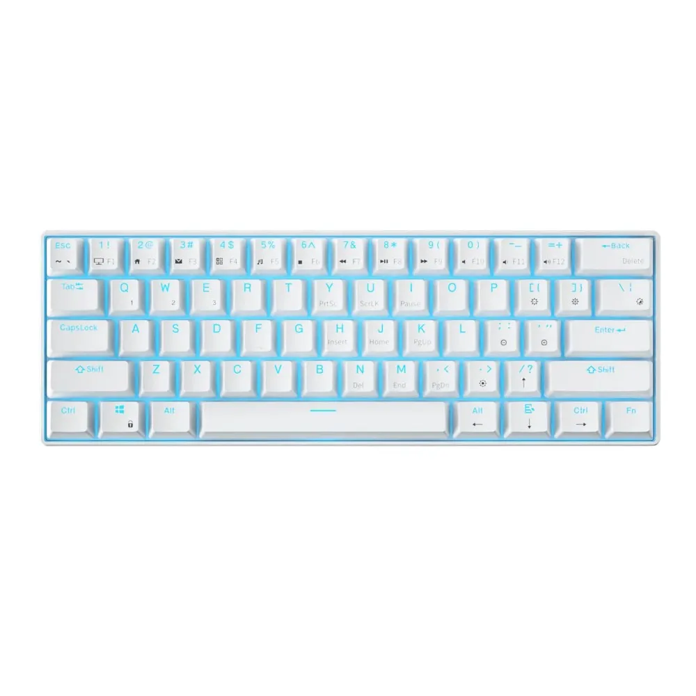 ROYAL KLUDGE RK61 Red Switch White US