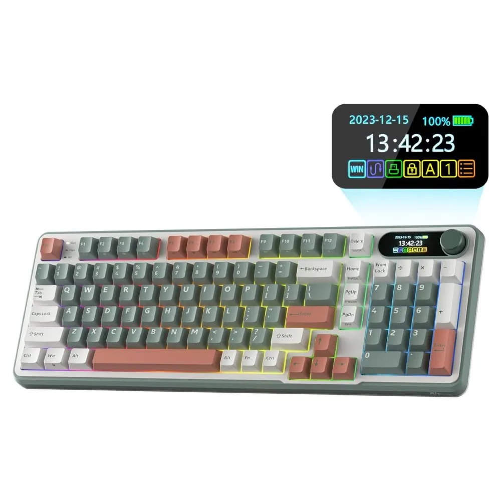 ROYAL KLUDGE S98 Chartreuse Switch Camping US