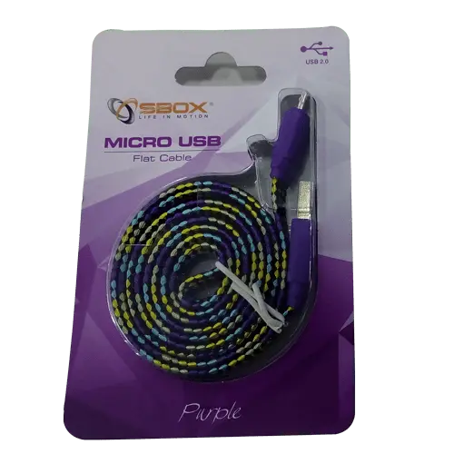 S-BOX Micro USB kabl, 1m (Ljubičasti) - 899