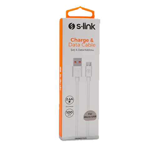 S-LINK USB-A na MicroUSB kabl (beli) - SL-X241