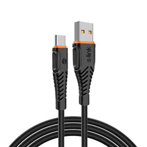 S-LINK USB-A na USB-C kabl 1,2m (Crna) SW-C795