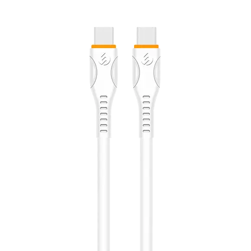 S-LINK USB-C na USB-C kabl, 1m (Bela) SW-C130