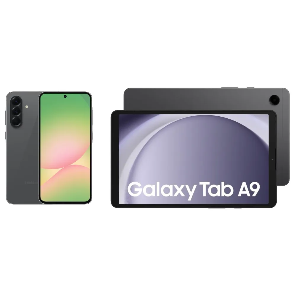 SAMSUNG Galaxy A56 8/128GB Awesome Graphite + SAMSUNG Galaxy Tab A9 4/64GB WiFi Graphite Bundle