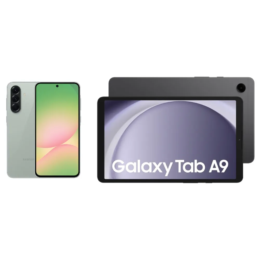 SAMSUNG Galaxy A56 8/128GB Awesome Olive + SAMSUNG Galaxy Tab A9 4/64GB WiFi Graphite Bundle
