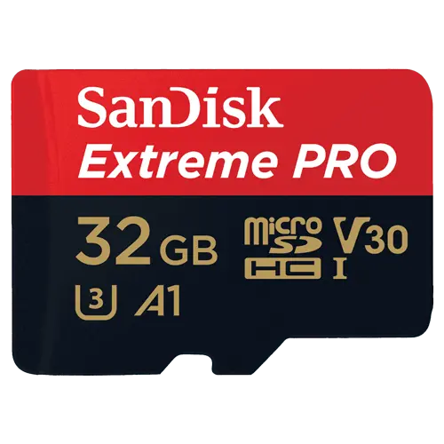 SANDISK Extreme Pro microSDHC 32GB UHS-I U3 + adapter - SDSQXCG-032G-GN6MA Memorijska kartica