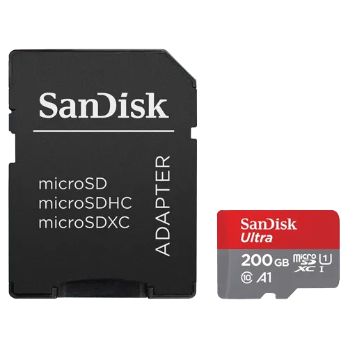 SANDISK micro SDXC Ultra 200GB + adapter SDSQUA4-200G-GN6MA Memorijska kartica