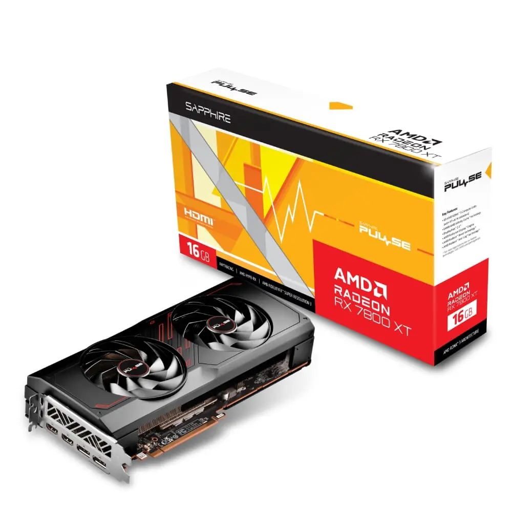 SAPPHIRE PULSE AMD Radeon RX 7800 XT 16GB DDR6 256-bit 11330-02-20G Grafička karta
