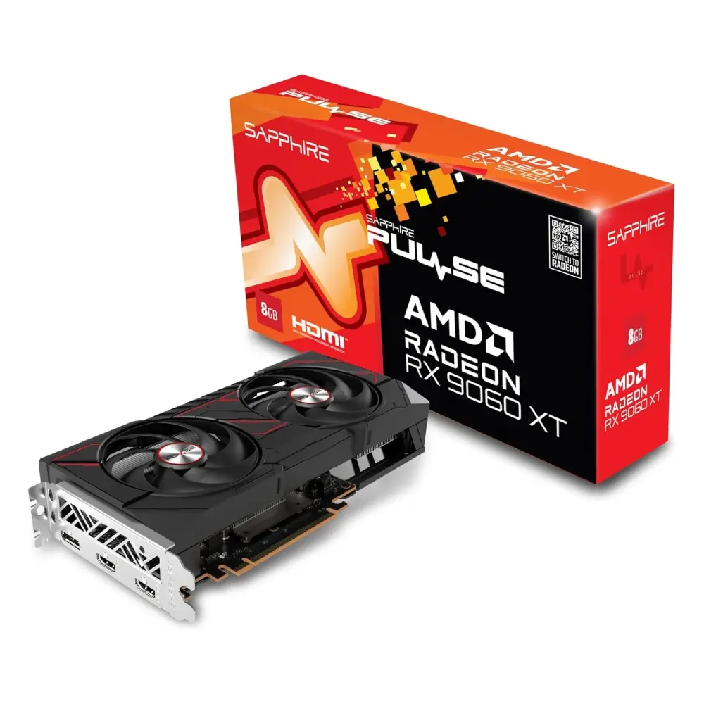 SAPPHIRE PULSE AMD Radeon RX 9060 XT OC 8GB