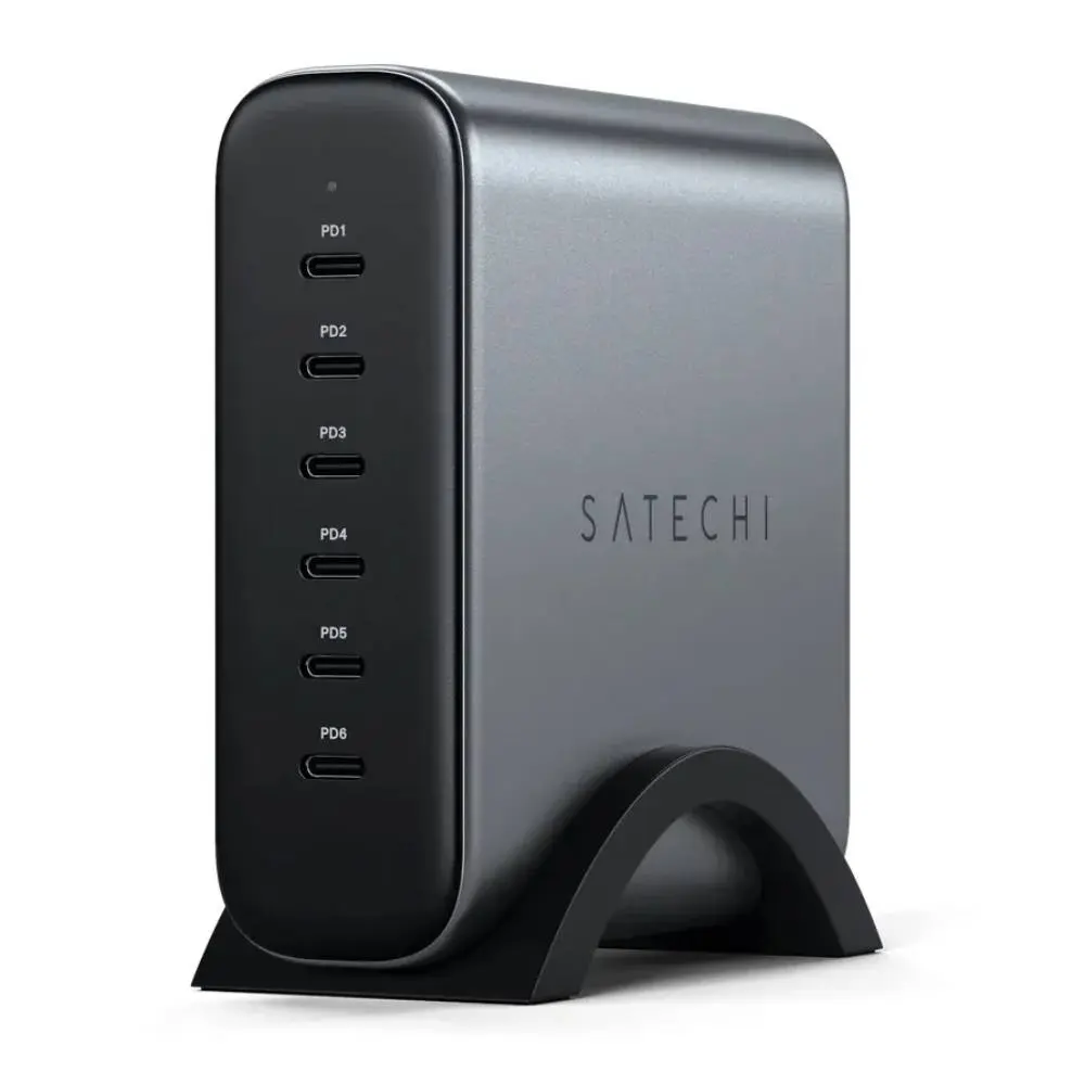 SATECHI 200W USB-C 6-port GaN Stanica za punjenje