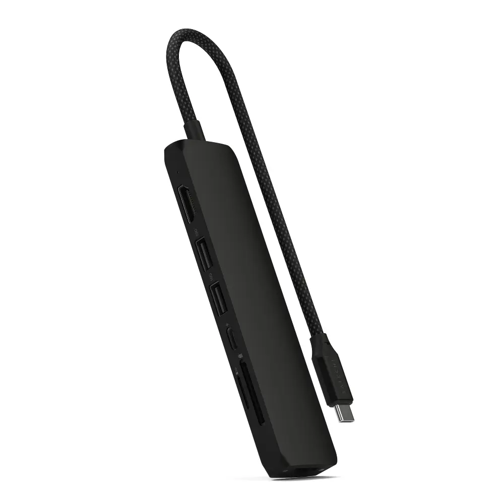 SATECHI 7 u 1 Black Multiport Adapter