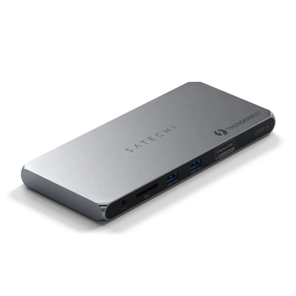 SATECHI Space Grey Multi-Display Docking Station