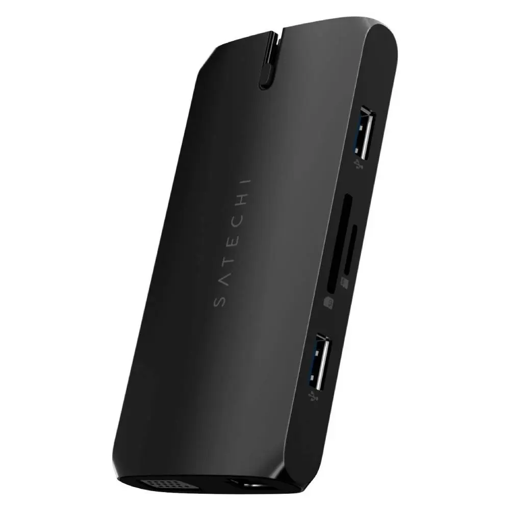 SATECHI ST-UCMBAK USB-C On-the-Go Multiport Hub Black