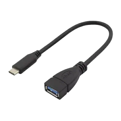 SBOX Adapter USB-C na USB-A, 10cm (Crna)