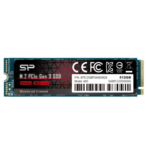 SILICON POWER SSD 512GB P34A80 - SP512GBP34A80M28