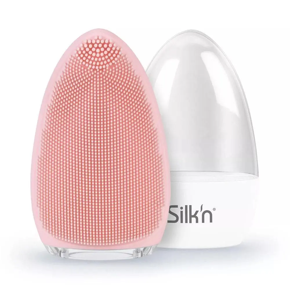 SILK N Bright Pink Silikonska četka za čišćenje lica
