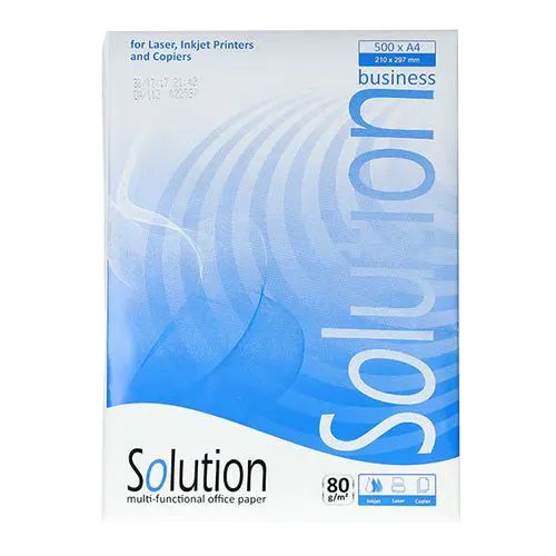 SOLUTION Papir A4 80g TTO 405500