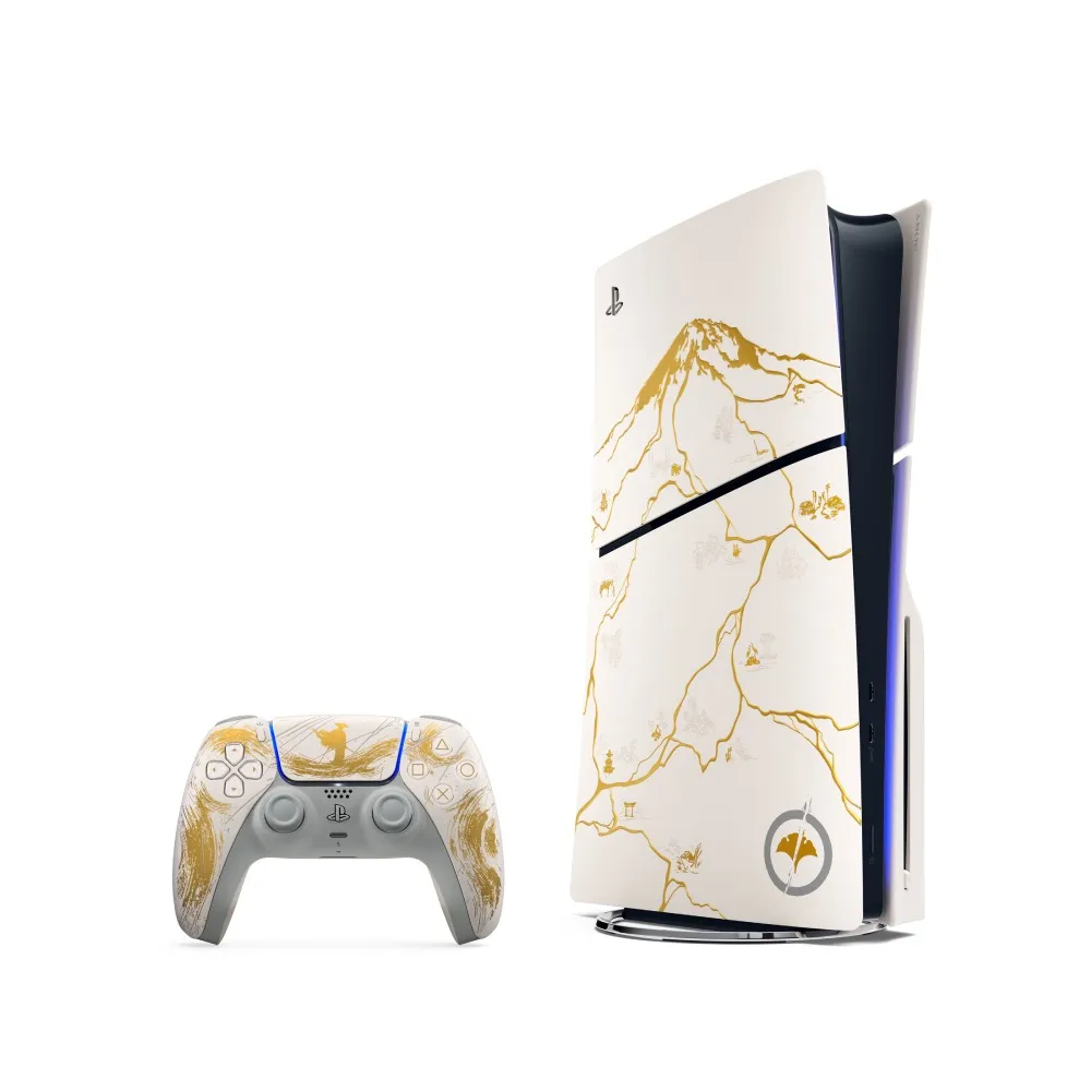 SONY PlayStation 5 Slim konzola – Ghost of Yōtei Gold Limited Edition