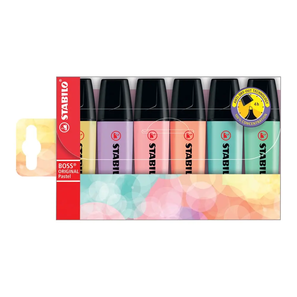 STABILO BOSS PASTEL 1/6 Markeri set