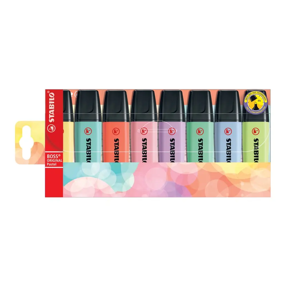 STABILO Boss Pastel 1/8 Marker set