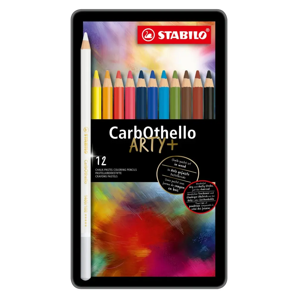 STABILO Carbothello ARTY Pastelne drvene bojice set 1/12