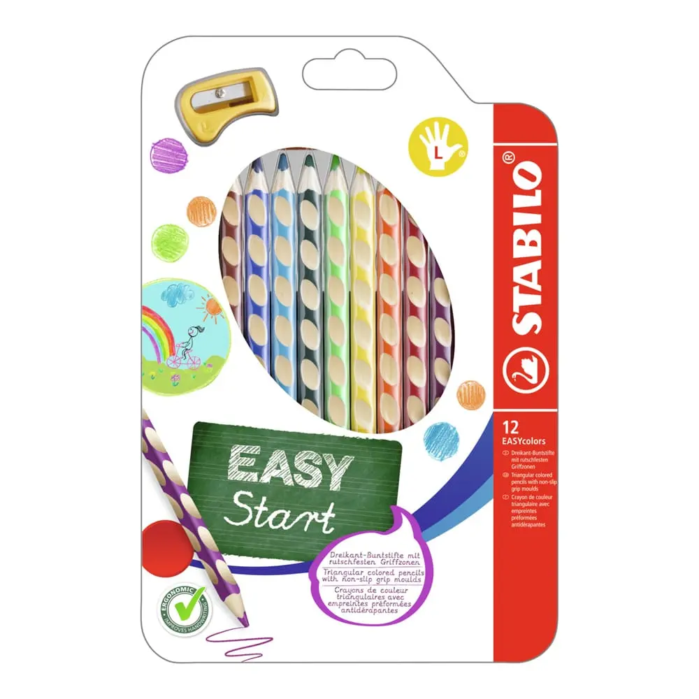 STABILO Easy Colors Set drvenih bojica za levoruke 1/12