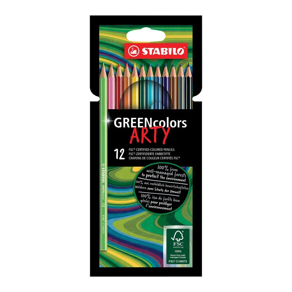 STABILO Green colors Arty Set bojica 1/12