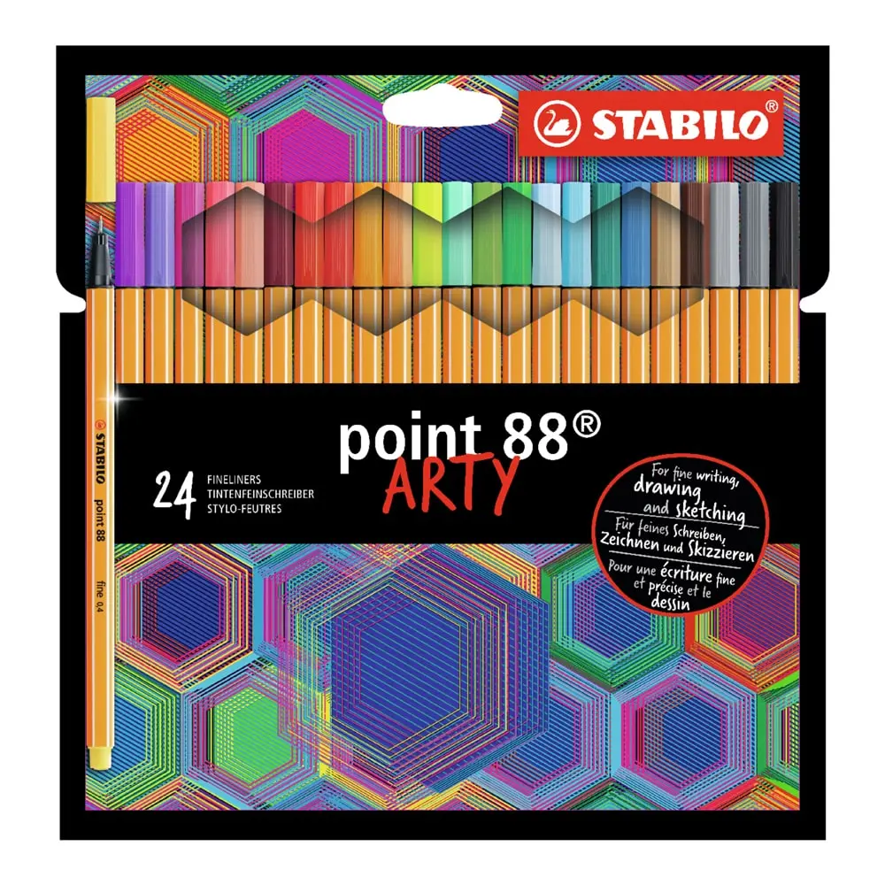 STABILO Point 88 Arty 1/24 Set lajnera